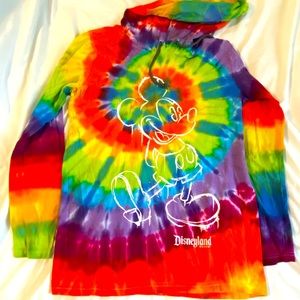 Tie dye Disney Mickey Mouse Hoodie